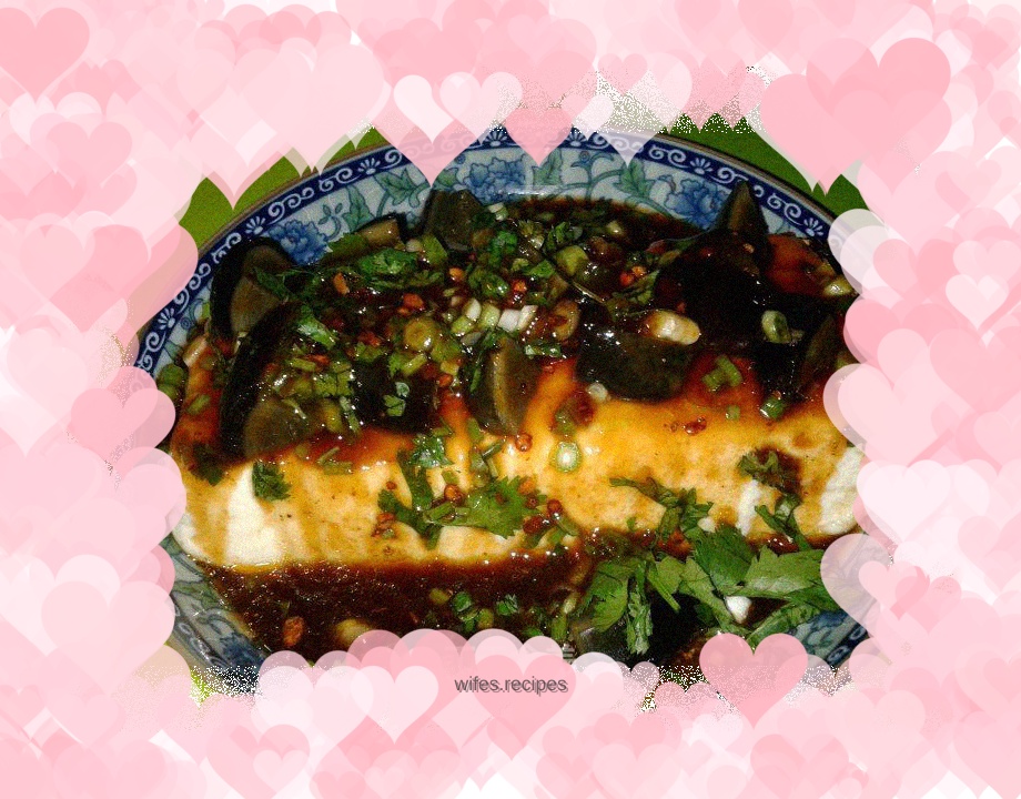 Preserved egg tofu