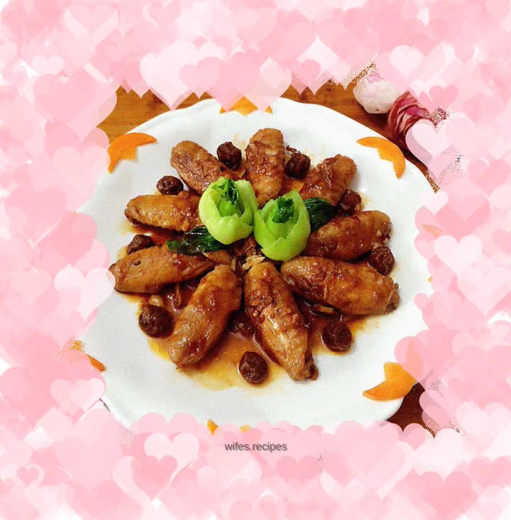 Plum and tangerine peel chicken wings