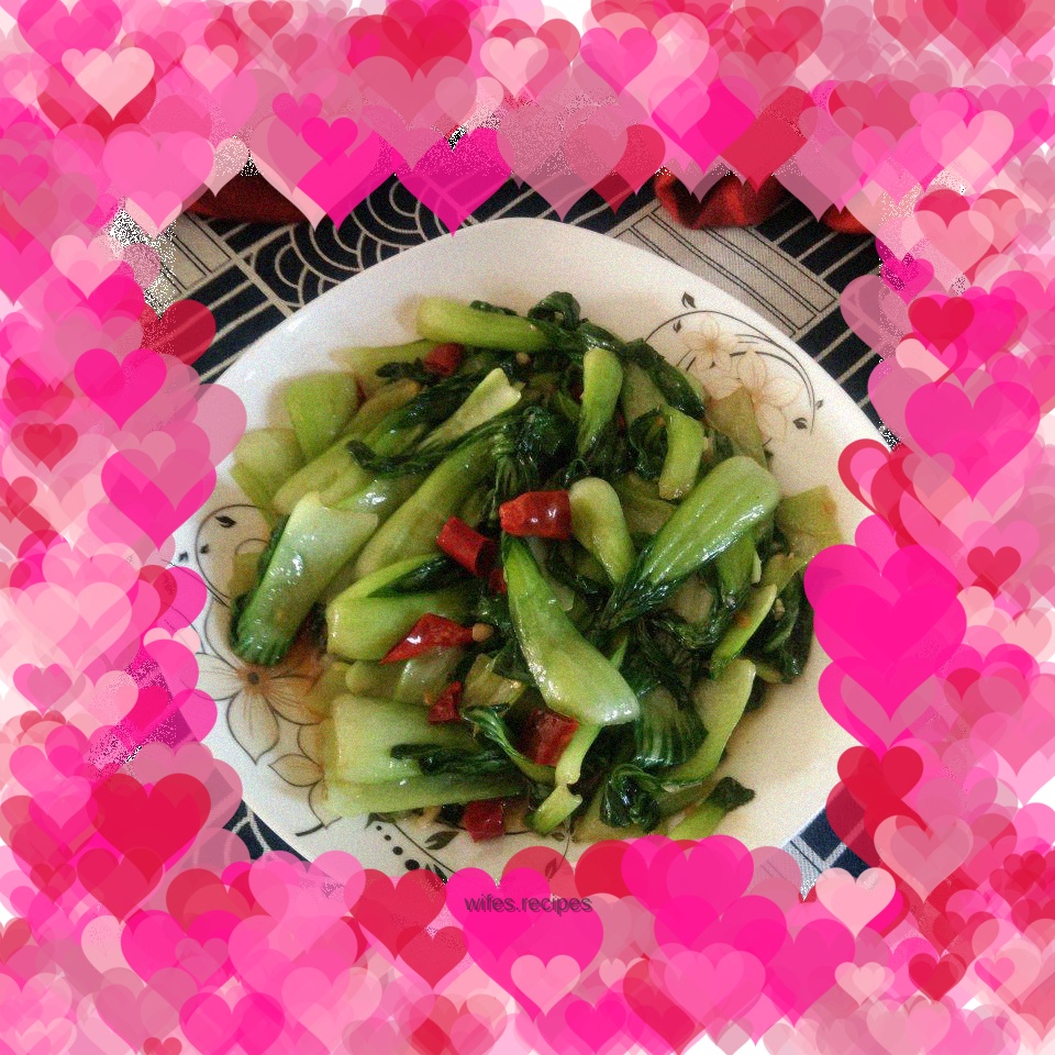 Stir-fried rapeseed