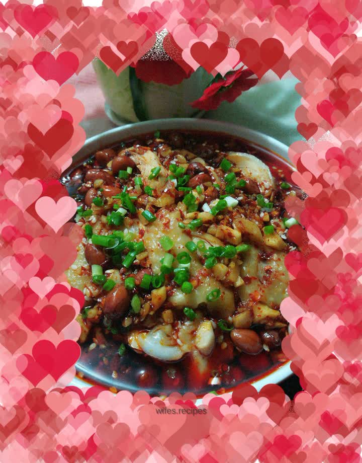 Spicy chicken with saliva