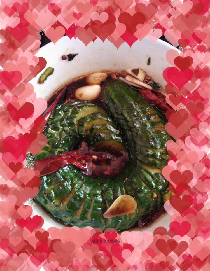 Hot and sour cucumber