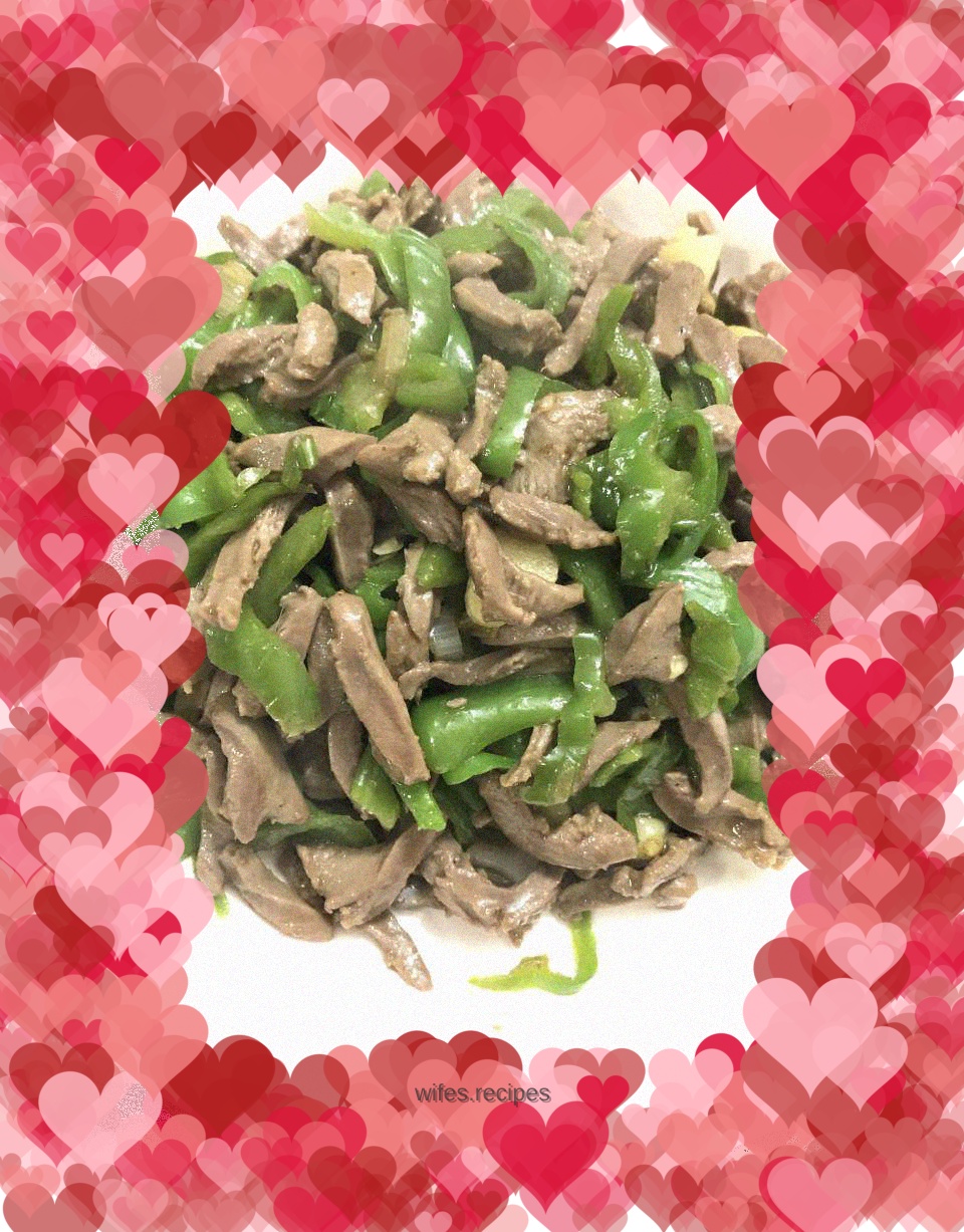 Stir-fried chicken hearts