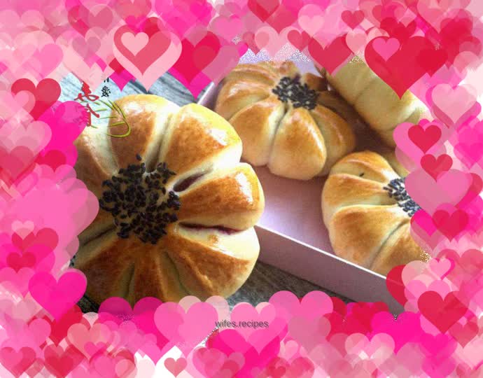 Purple sweet potato buns