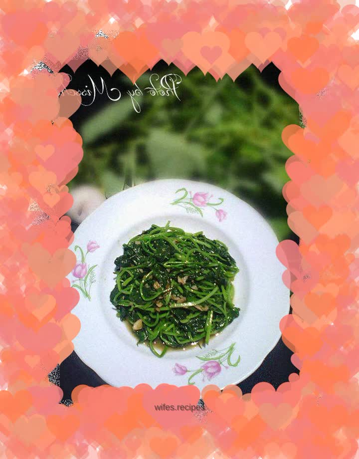 Garlic Sweet Potato Leaves