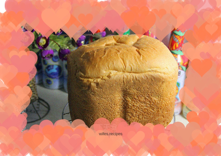 One-touch coarse grain bread (plain flour)