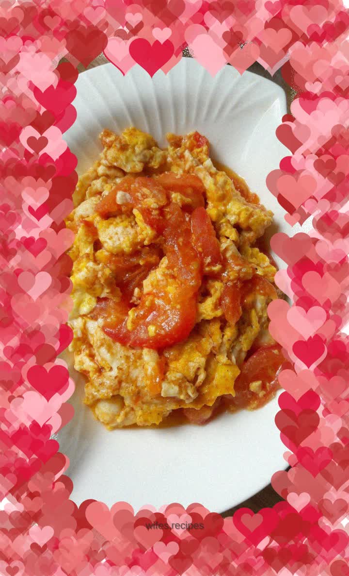 Tomato scrambled eggs