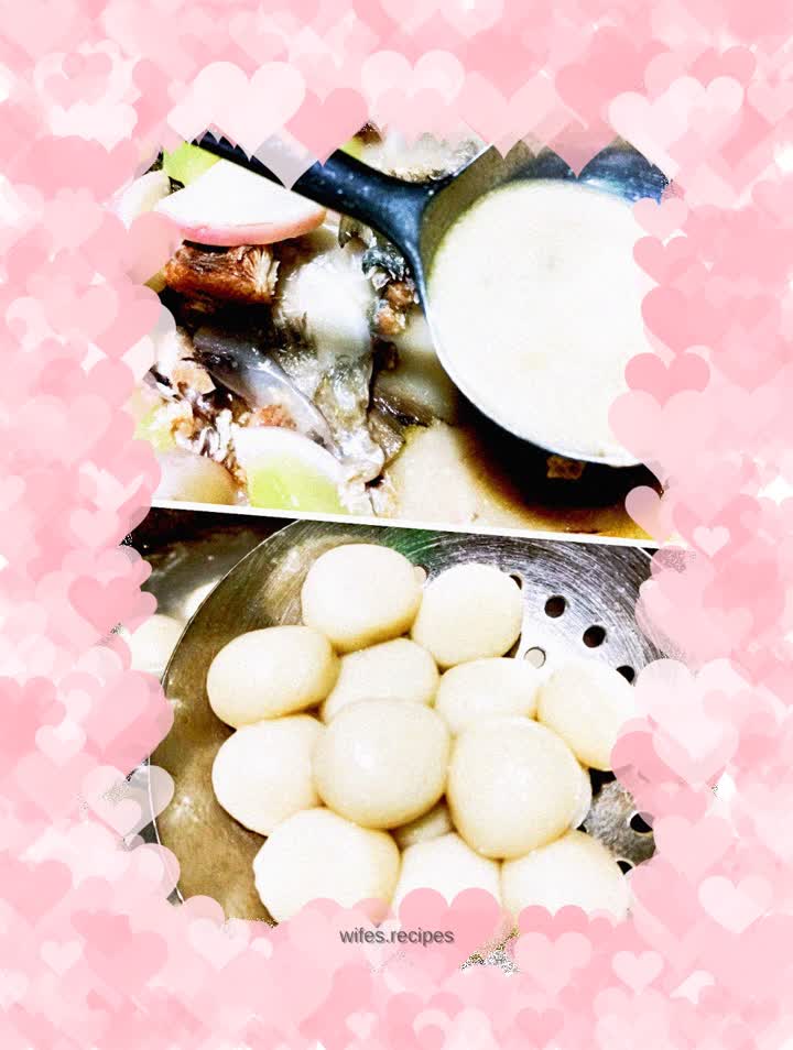 How to make glutinous rice balls and soup