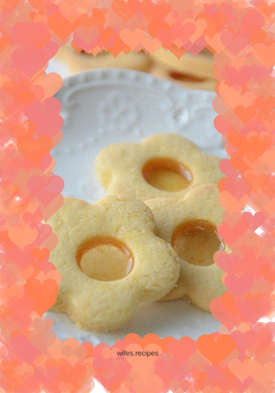 Especially popular among children—sugar heart biscuits