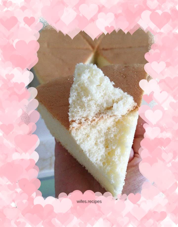 Eight-inch chiffon cake (novice package will be super detailed)