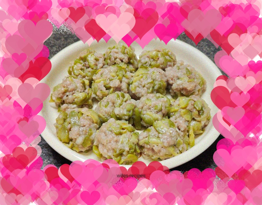 Steamed Bitter Melon Balls