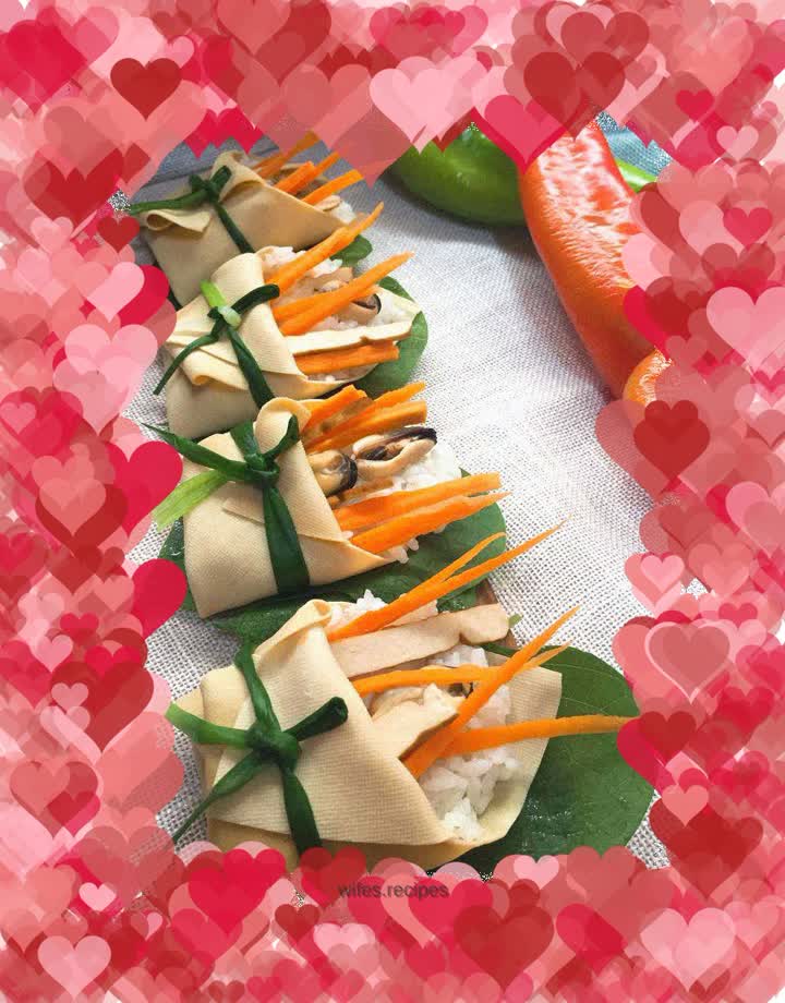 Mille Layer Rice Ball Bouquet