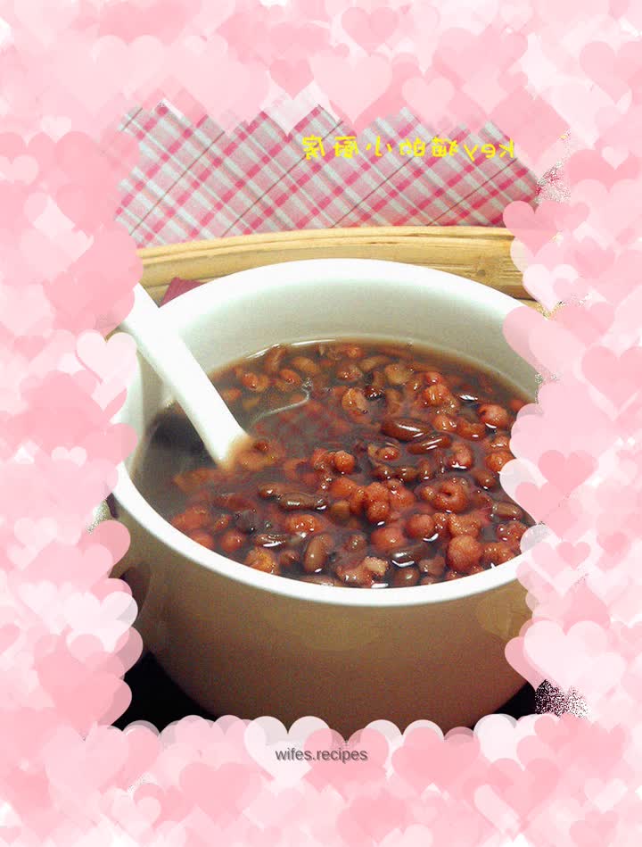 Red bean and barley porridge