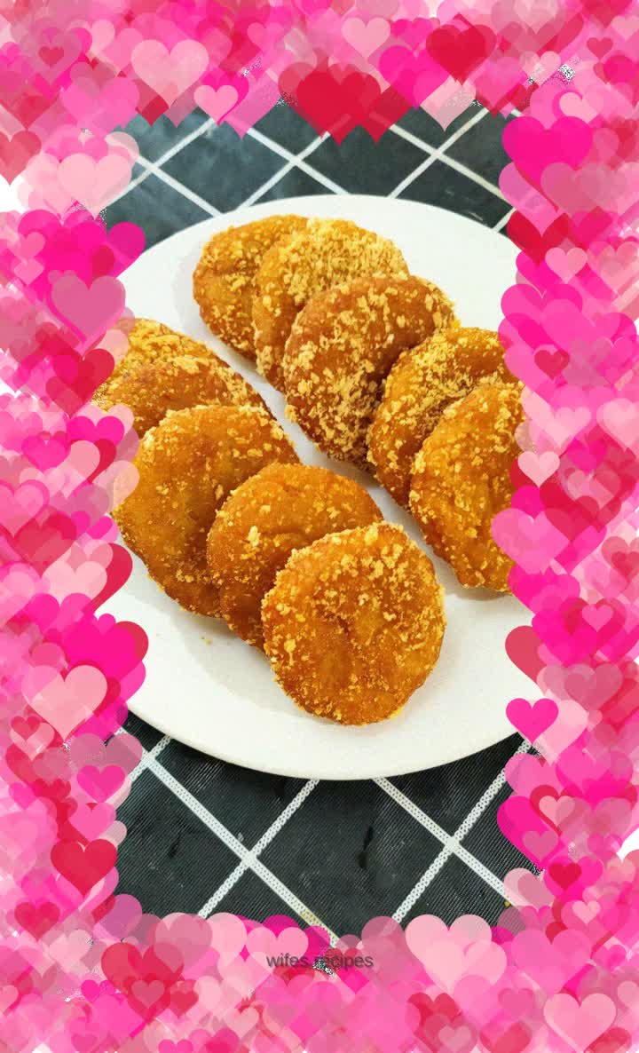 Pumpkin glutinous rice cake
