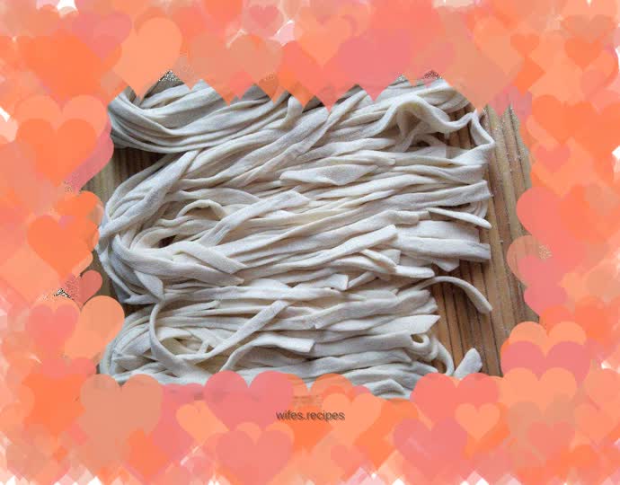Hand-rolled noodles