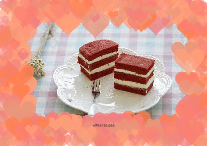 Red Velvet Cream Layer Cake
