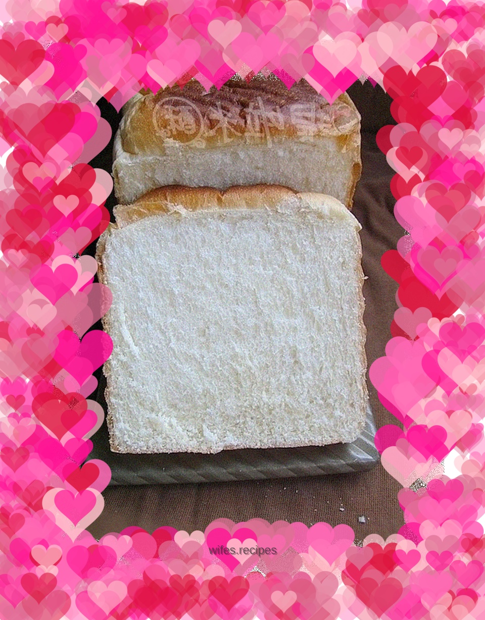 Homemade versatile toast – pure milky white toast