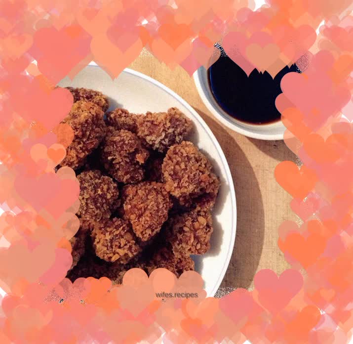 Beef and chicken popcorn