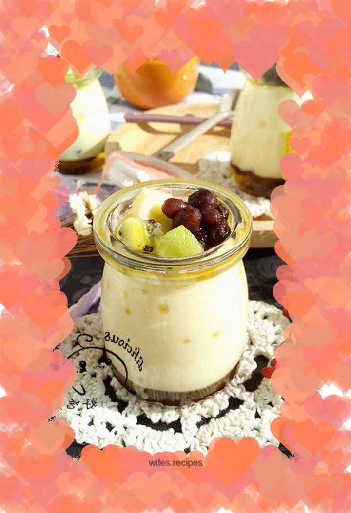 Caramel Red Bean Pudding