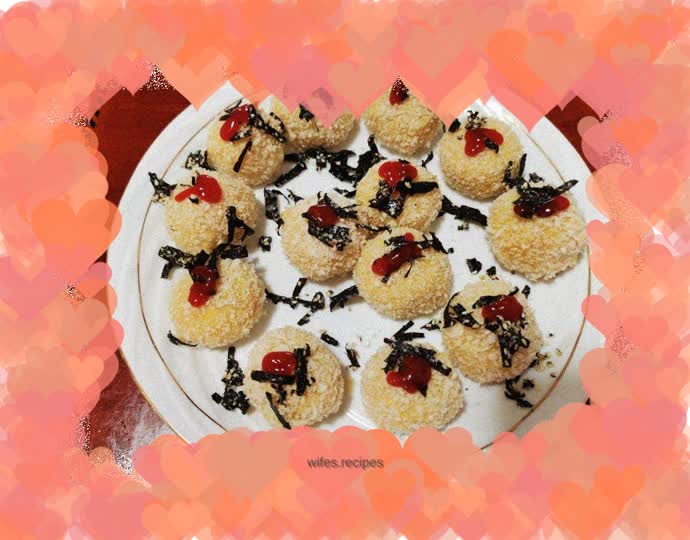 Popped Cheese Potato Balls