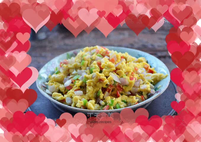 Pakistani scrambled eggs