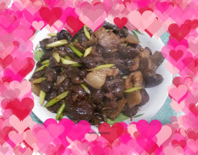 Pork Belly with Fungus Flavor