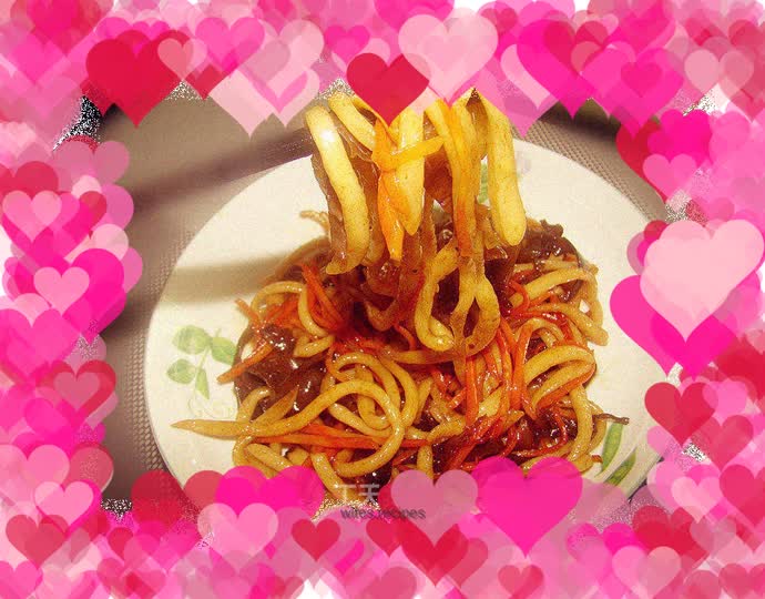 Fish flavored tiger noodles