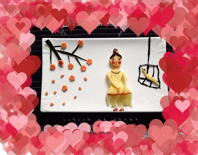 Cake platter-beauties one by one