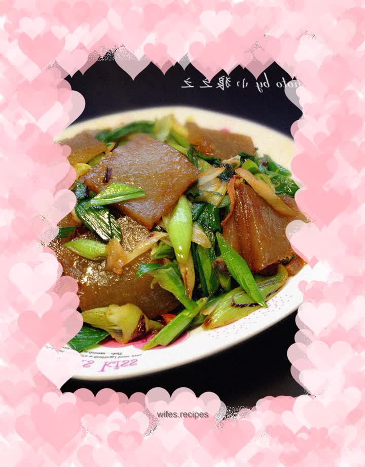 Special home-cooked dish---Stir-fried garlic sprouts