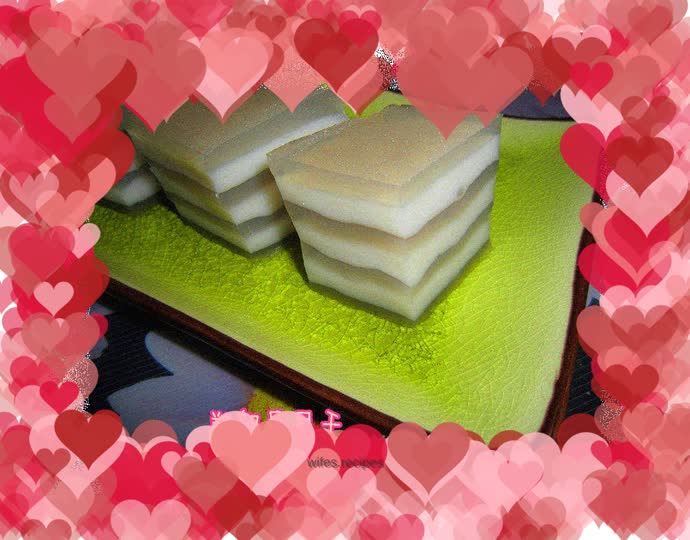 Thousand layer water chestnut cake