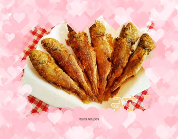 Lazy version of fried small yellow croaker