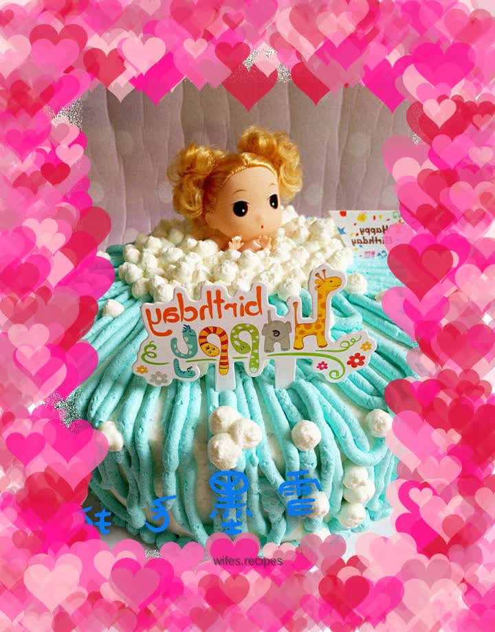 Confused Doll Cake