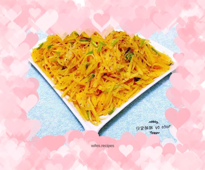 Spicy potato shreds