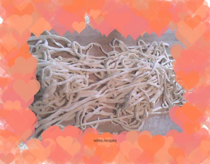 Hand-rolled noodles
