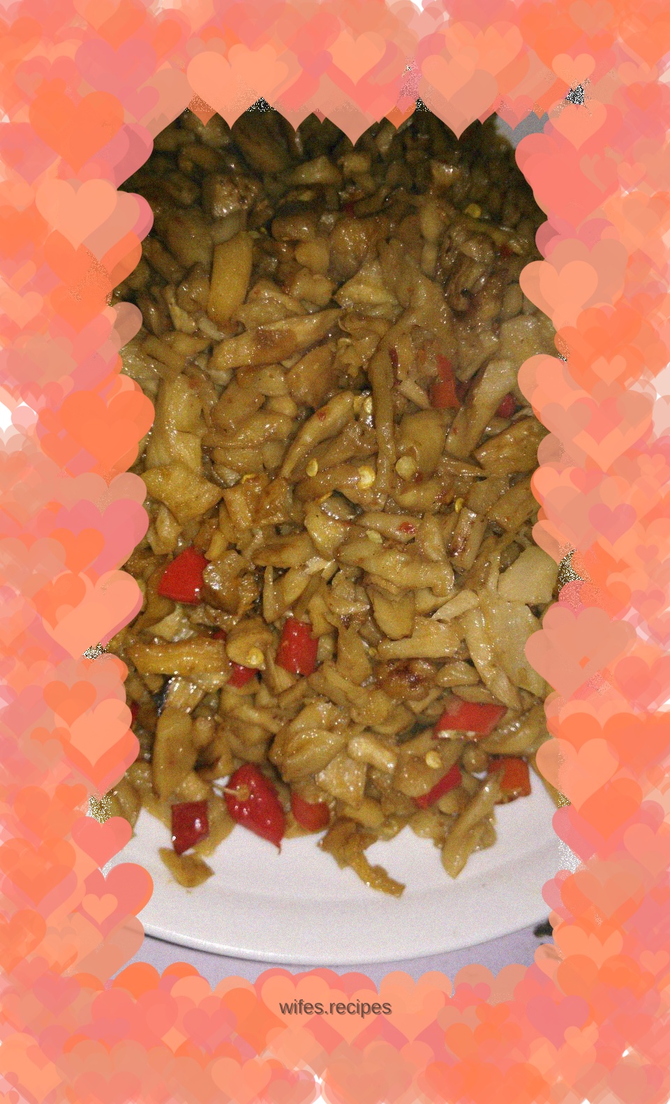 Homemade dried radish