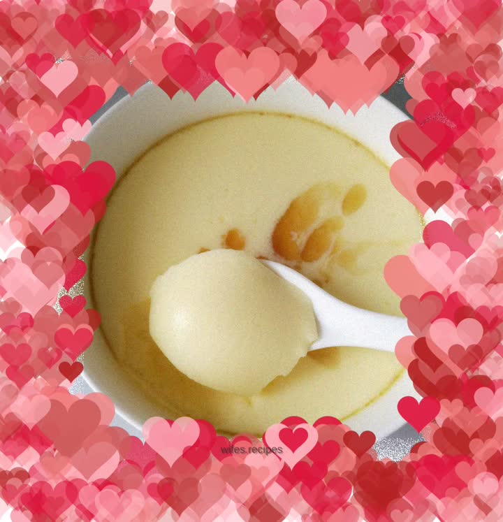 Smooth egg custard ~ baby food