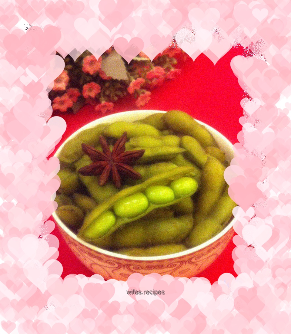 Salted edamame