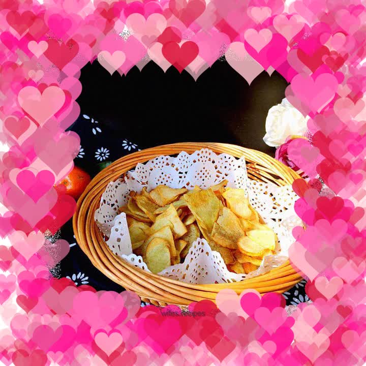 Fried wild rice slices (air fryer version)