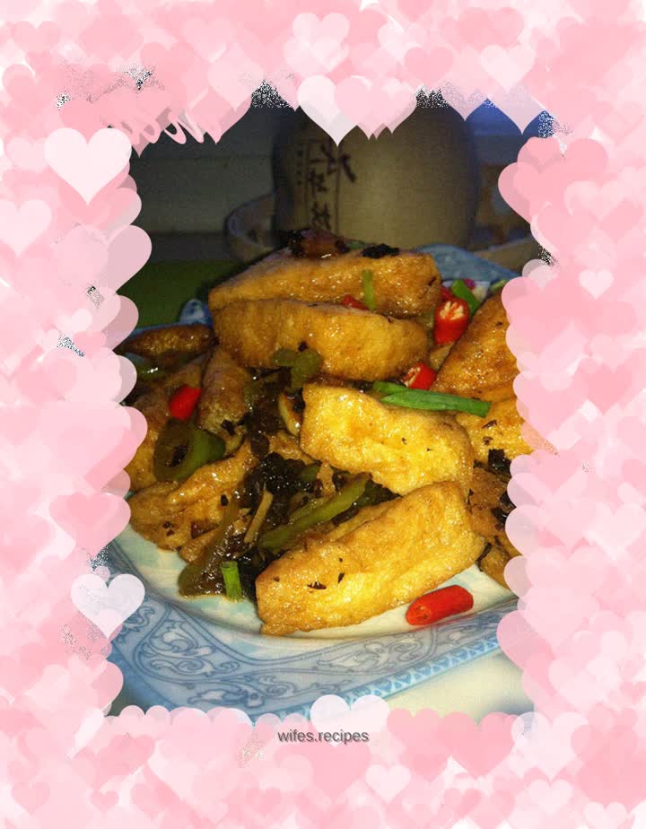 Tofu with black bean sauce