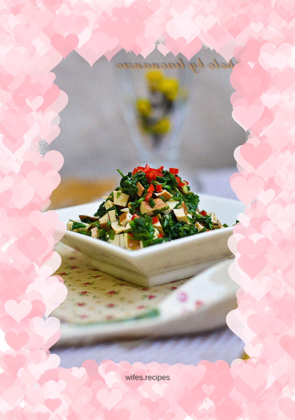 Shepherd's purse mixed with dried fragrant seeds