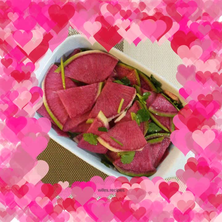 Sweet and sour soulful radish