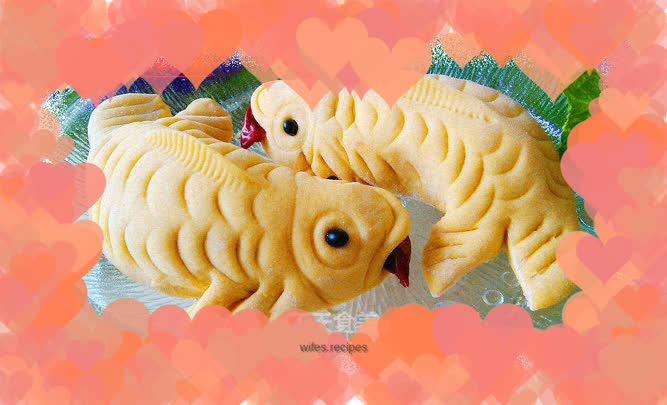 Fish Pumpkin Purple Sweet Potato Buns