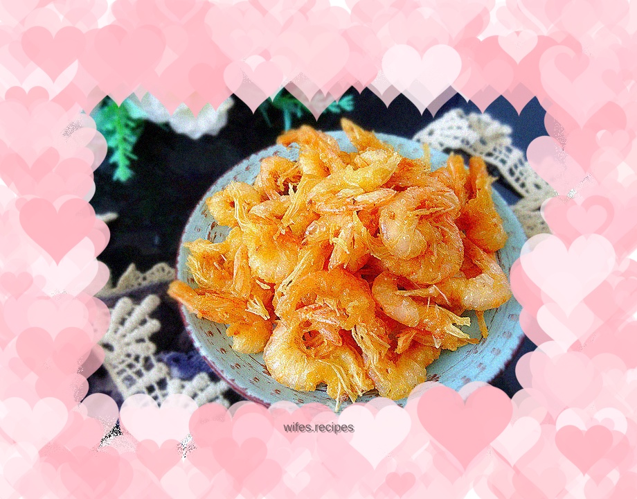 Crispy fried lake shrimp