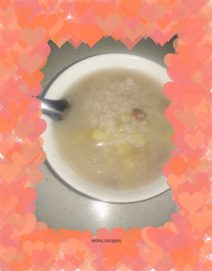 Sweet Potato Peanut Rice Porridge