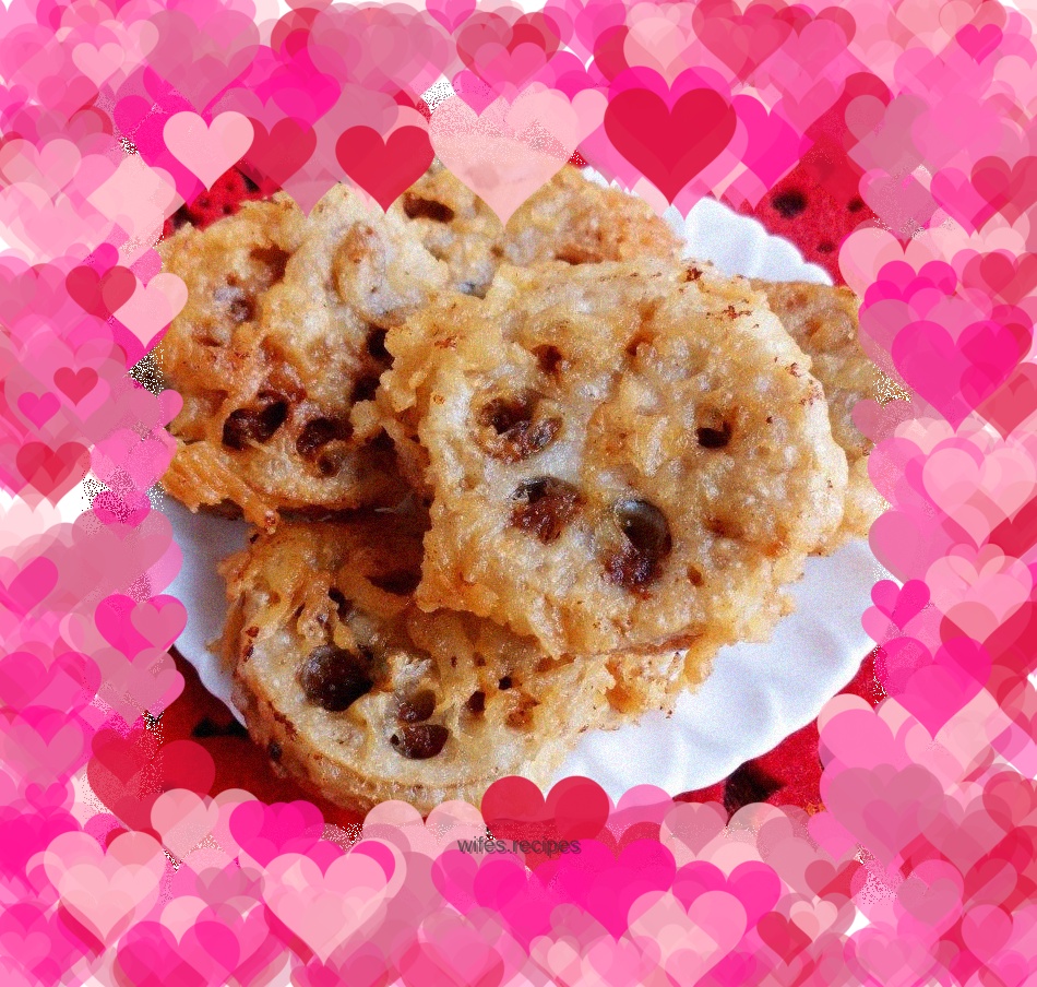 Fried lotus root sandwich