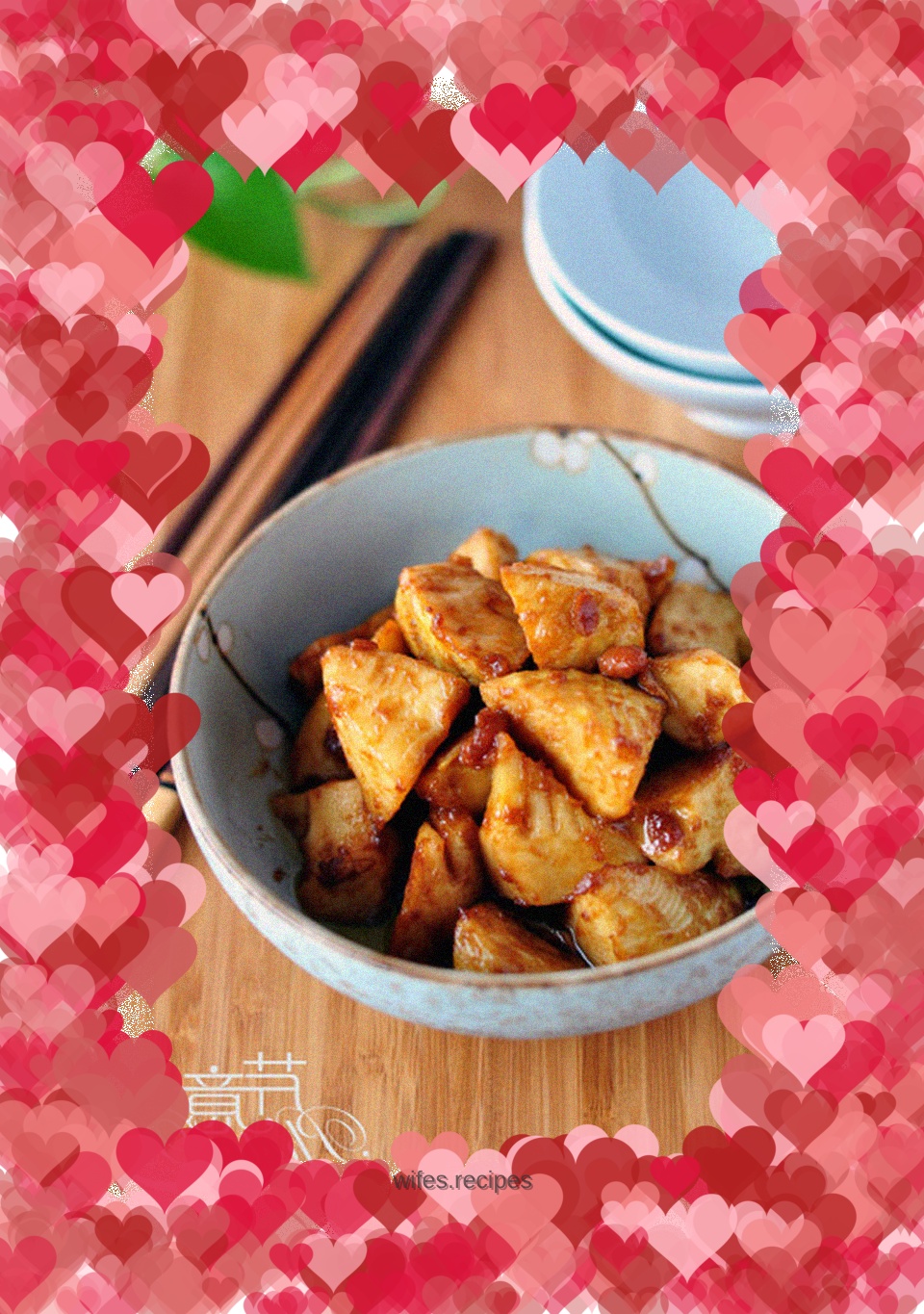 Braised bamboo shoots in soy sauce