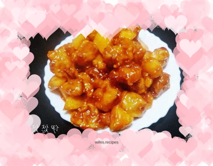 Apple Sweet and Sour Pork