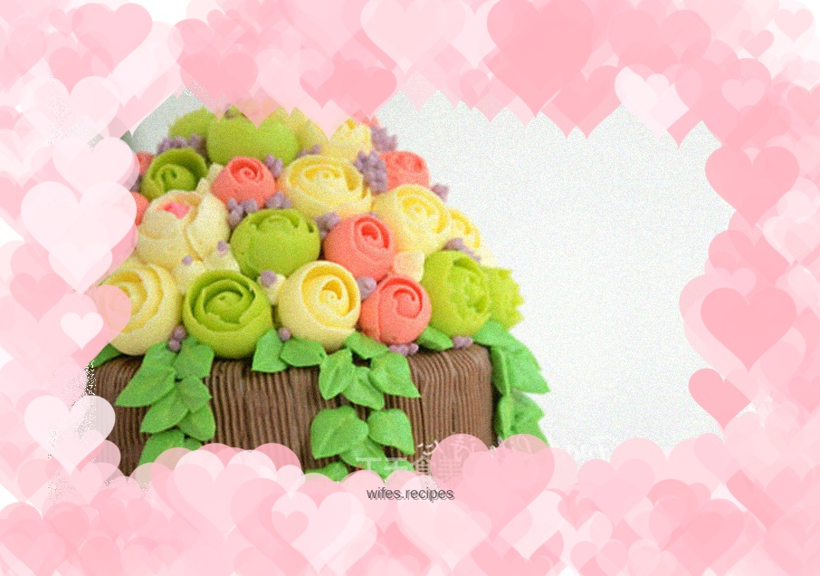 【Flower Bouquet Cake】---Decoration Cake for Boys