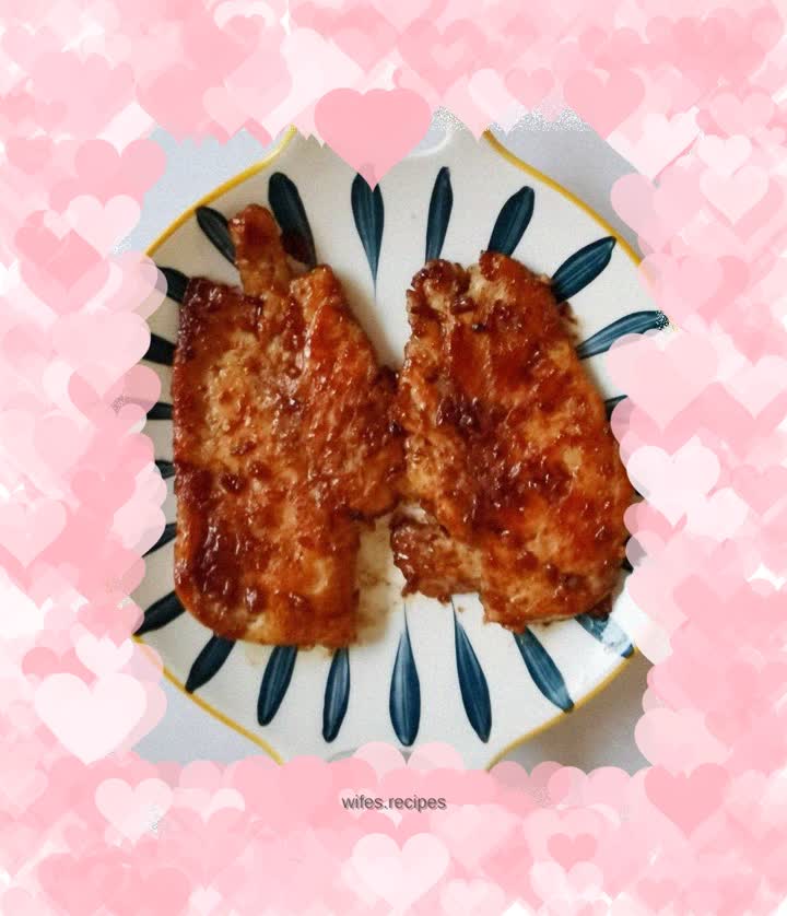 Garlic honey fried chicken breast