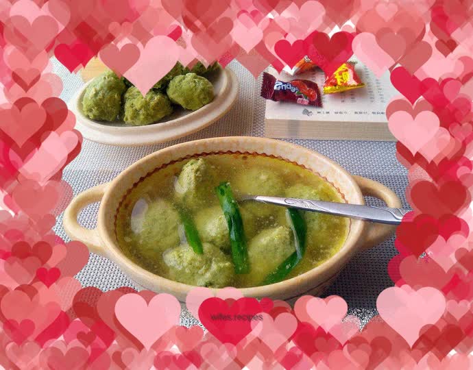 Chive Jade Meatballs