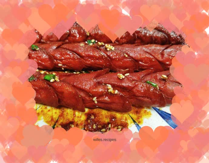 Cumin ham sausage